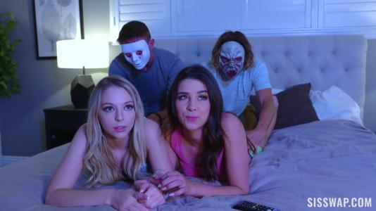 Превью Близкородственная групповушка на Хэллоуин № 18529