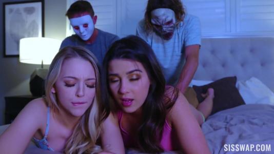 Превью Близкородственная групповушка на Хэллоуин № 18529